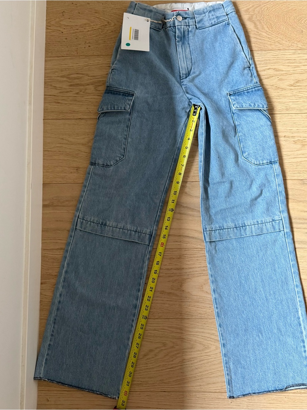 High-Rise Straight-Leg Commission Jeans Size 26